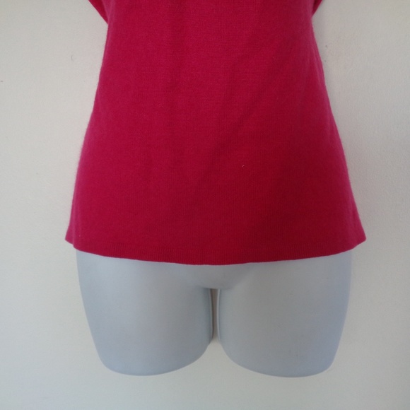 Ann Taylor Cashmere Pink Sweater Medium - Picture 2 of 3